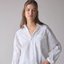 White Textured Oversized Shirt