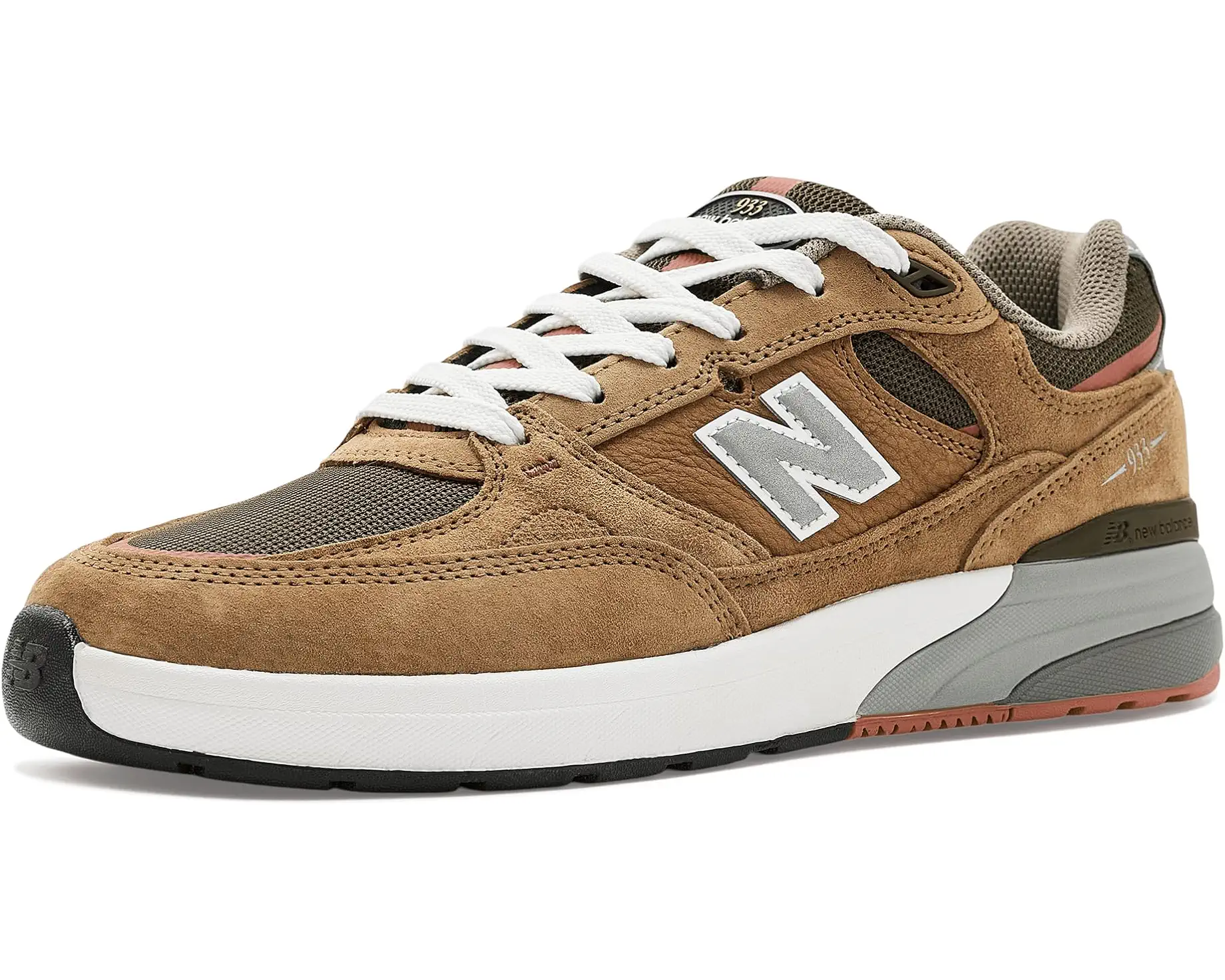 Brown Mesh Sneakers