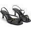 Black Strappy Heeled Sandals