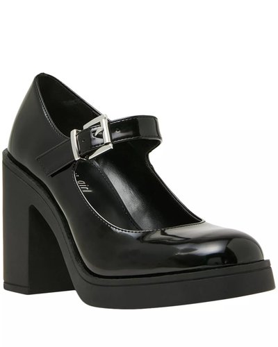Black Patent Mary Jane Platforms