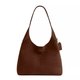 Braune Hobo-Bag aus Veloursleder