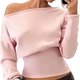 Pink Off-Shoulder Top