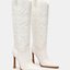 White Western Boots