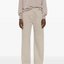 Cream Straight Trousers