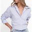 Blue Pinstripe Fitted Shirt