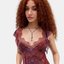 Burgundy Lace Camisole