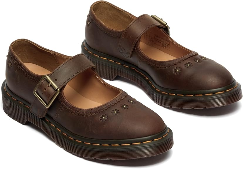 Brown Platform Mary Jane Shoes