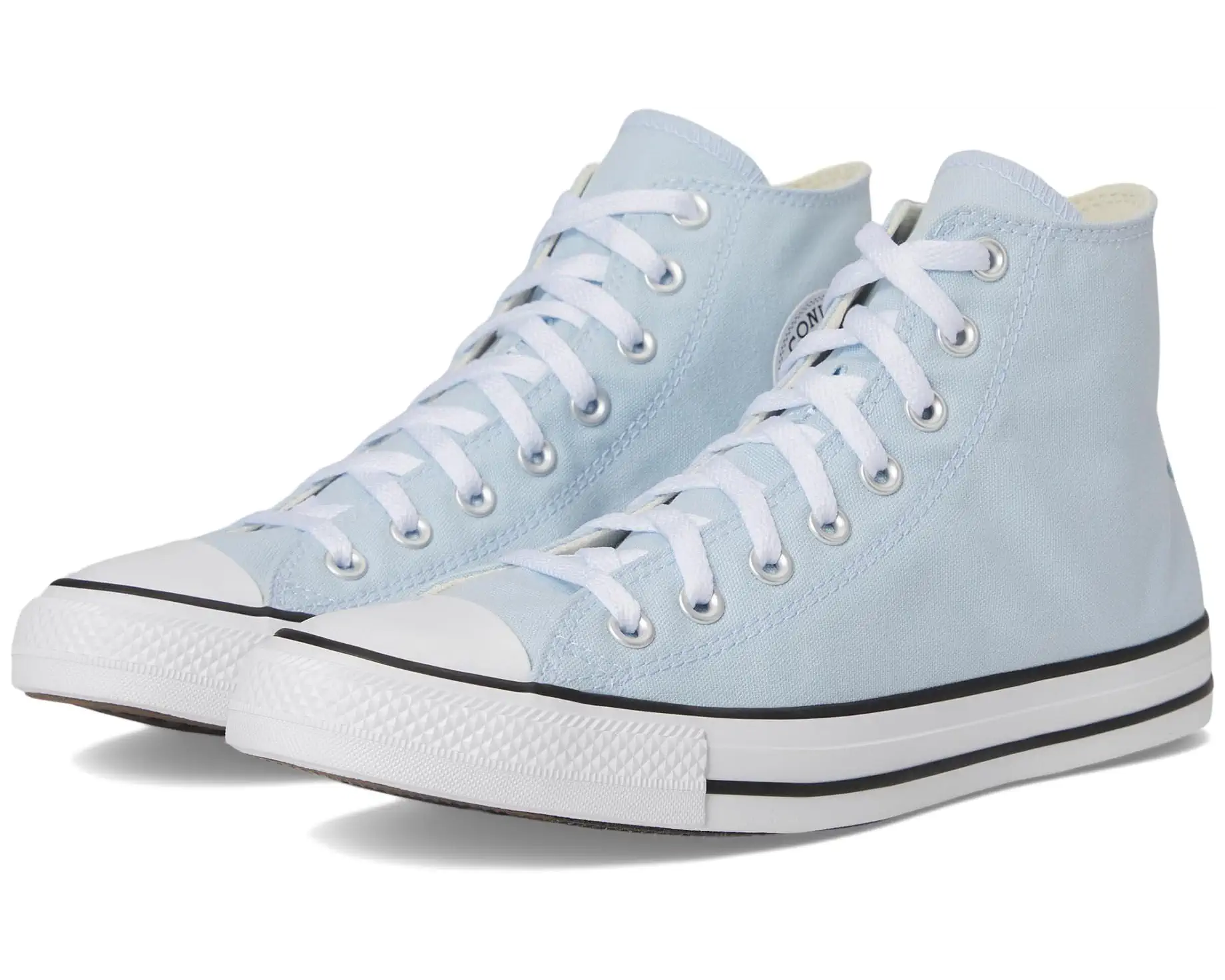 Light Blue High-Top Sneakers