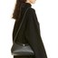 Black Leather Mini Top-Handle Bag