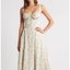 Pale Floral Maxi Dress