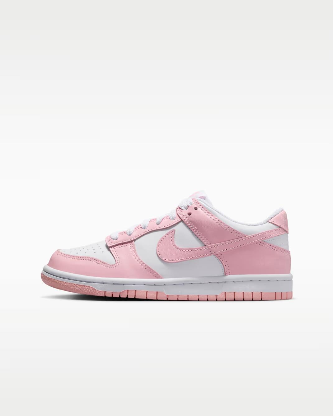 Pink Low-Top Sneakers