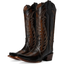 Black Embroidered Cowboy Boots