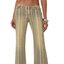 Striped Wide-Leg Trousers