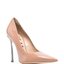 Nude Patent Pointed Pumps