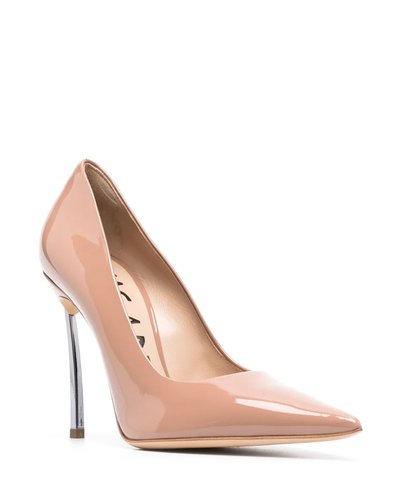 Nude Patent Pointed Pumps