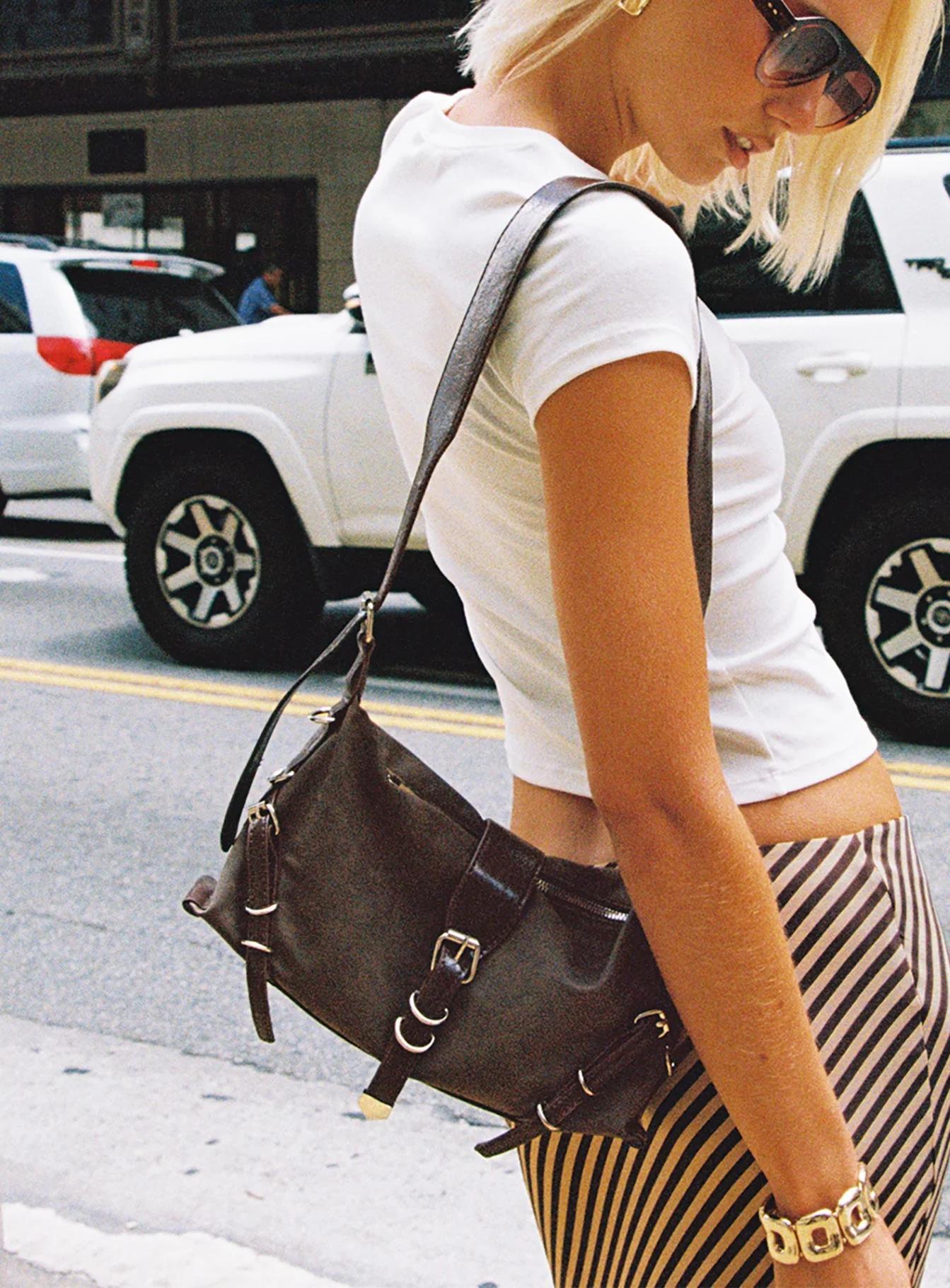 Dark Brown Shoulder Bag