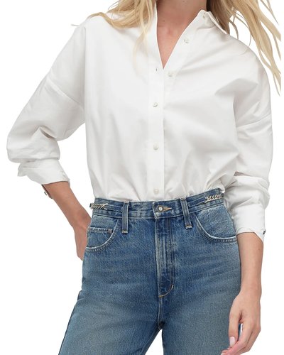 White Button-Down Shirt