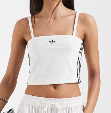 White Fitted Cami Top