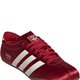 Burgundy Satin Sneakers