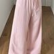 Pink Wide-Leg Pants