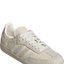 White Suede Low-Top Sneakers
