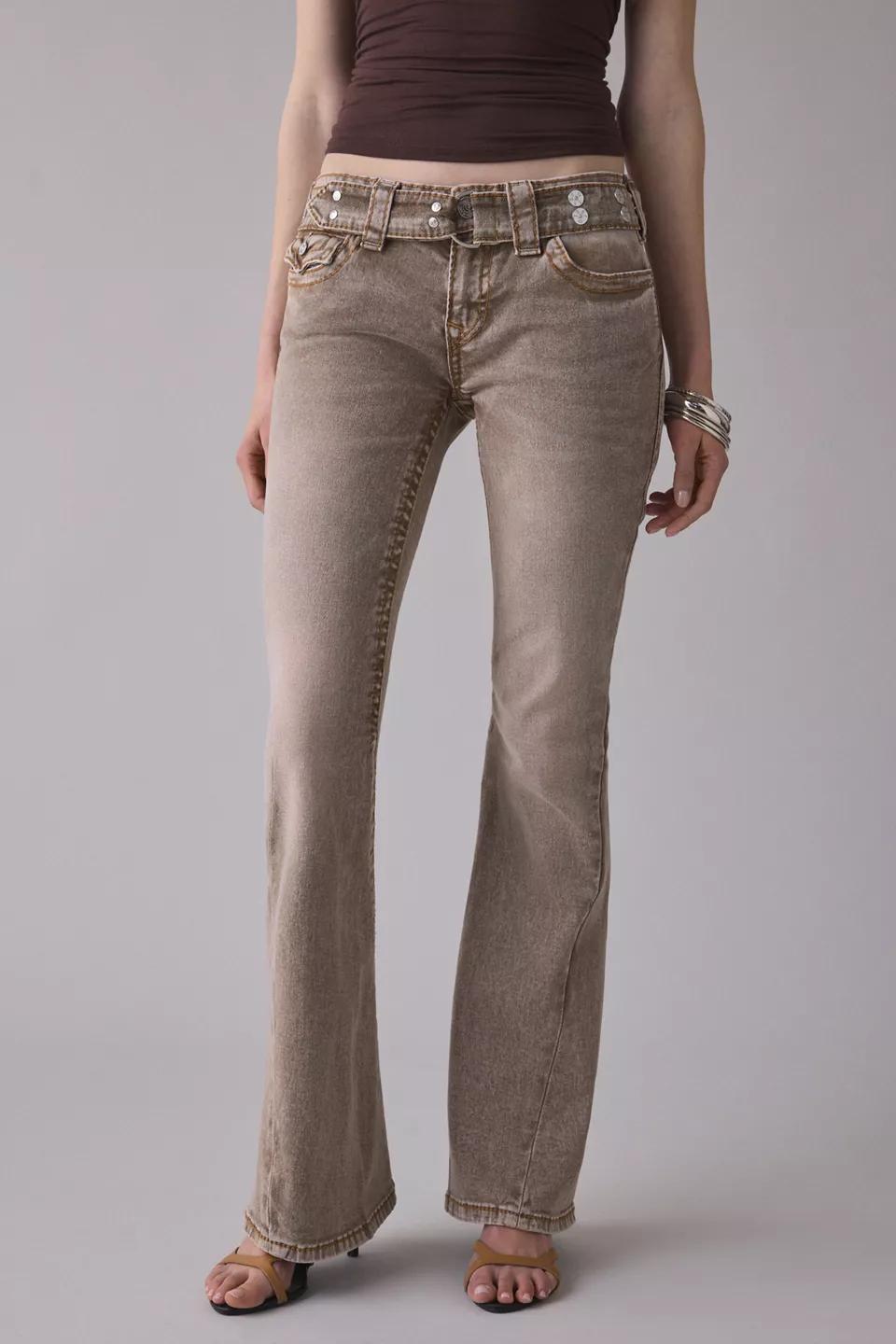 Grey Flared Jeans