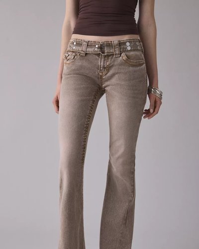 Grey Flared Jeans