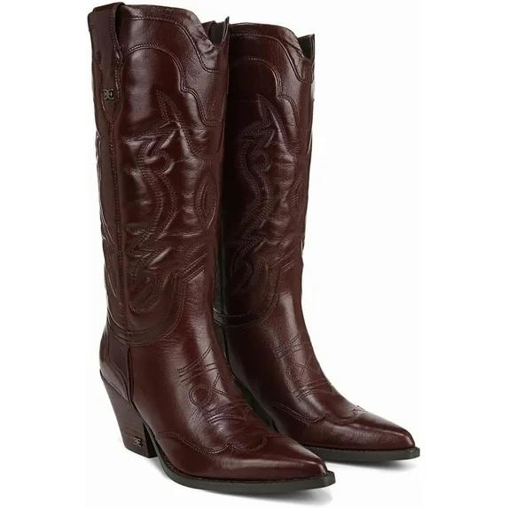 Brown Leather Western Boots