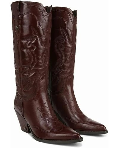 Brown Leather Western Boots