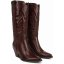 Brown Leather Western Boots