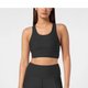 Black Racerback Crop Tank