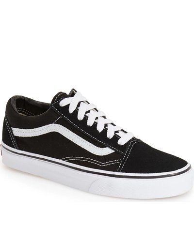 Schwarze Low-Top-Sneaker