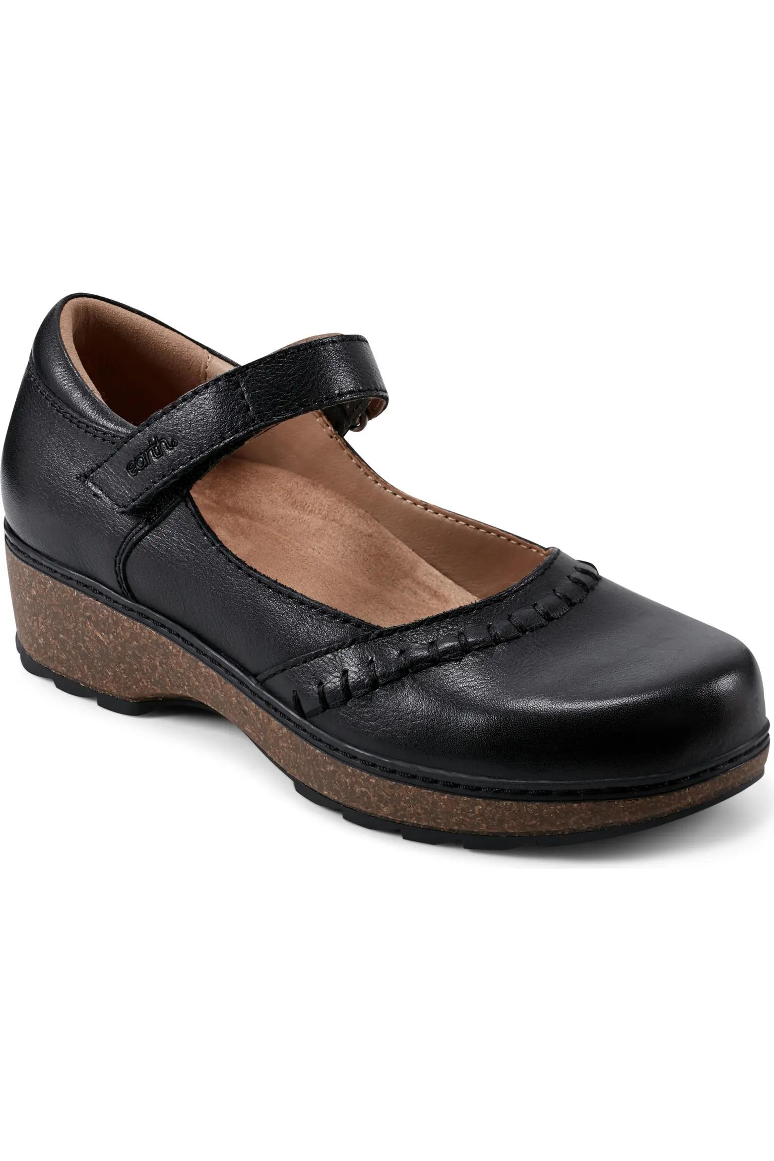 Black Platform Mary Jane Shoes