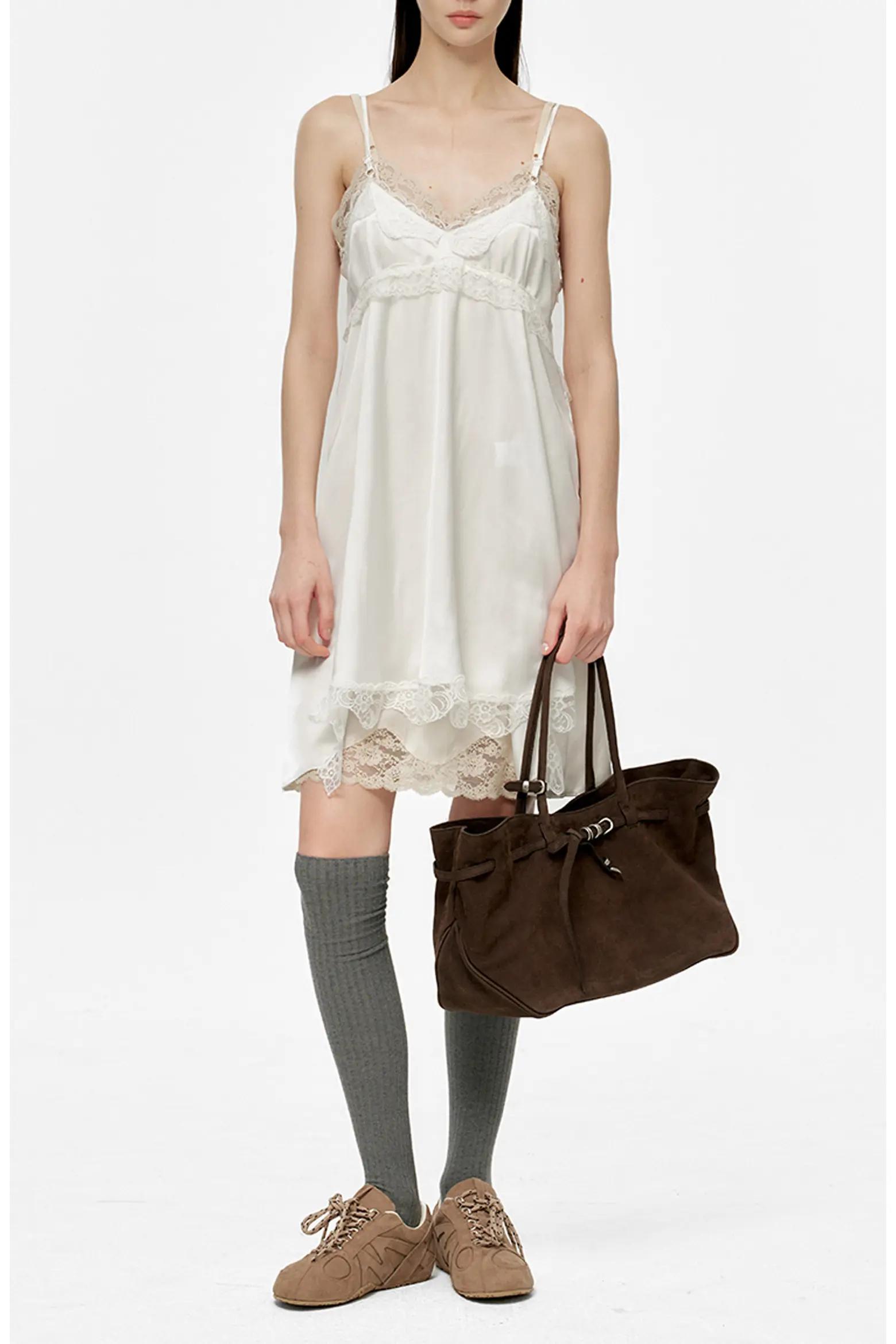 White Slip Dress
