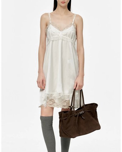 White Slip Dress