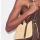 Straw & Leather Shoulder Bag