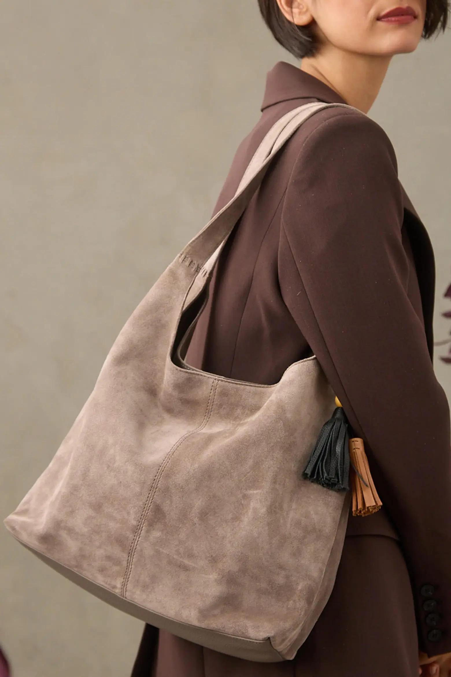 Taupe Hobo Bag