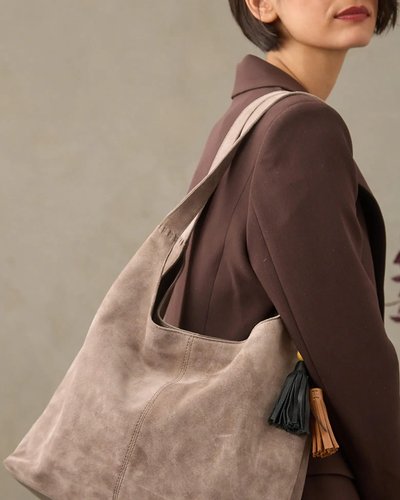 Taupe Hobo Bag