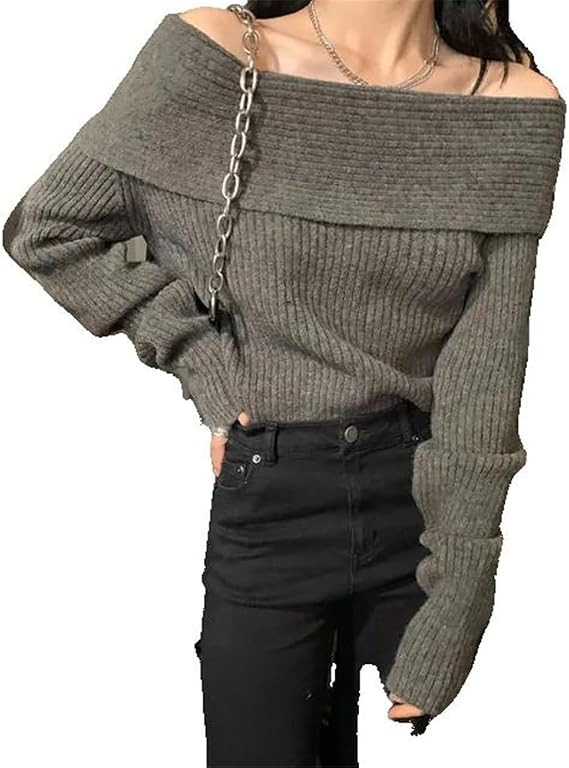 Khaki Off-Shoulder Top