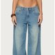 Light-Wash Wide-Leg Jeans