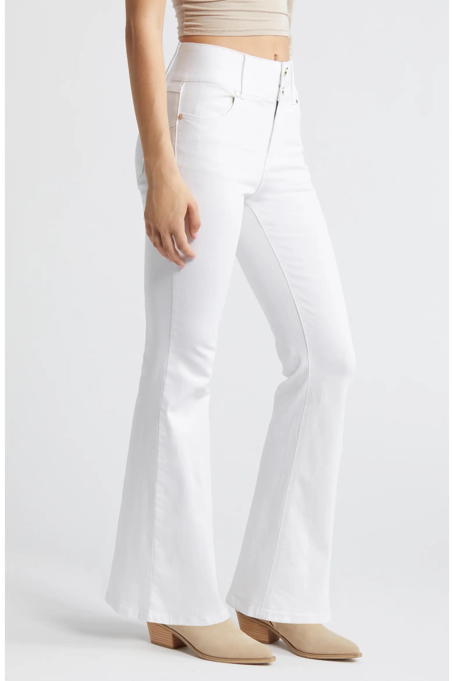White Flared Jeans