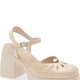 Beige Platform Sandals
