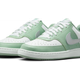 Mint and White Low-Top Sneakers