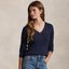 Navy Cable-Knit Sweater