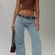 Light Wash Wide-Leg Jeans