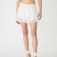 White Ruffle Mini Skirt