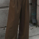 Braune Marlenehose