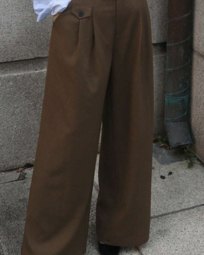 Braune Marlenehose