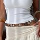 Brown Concho Disc Belt
