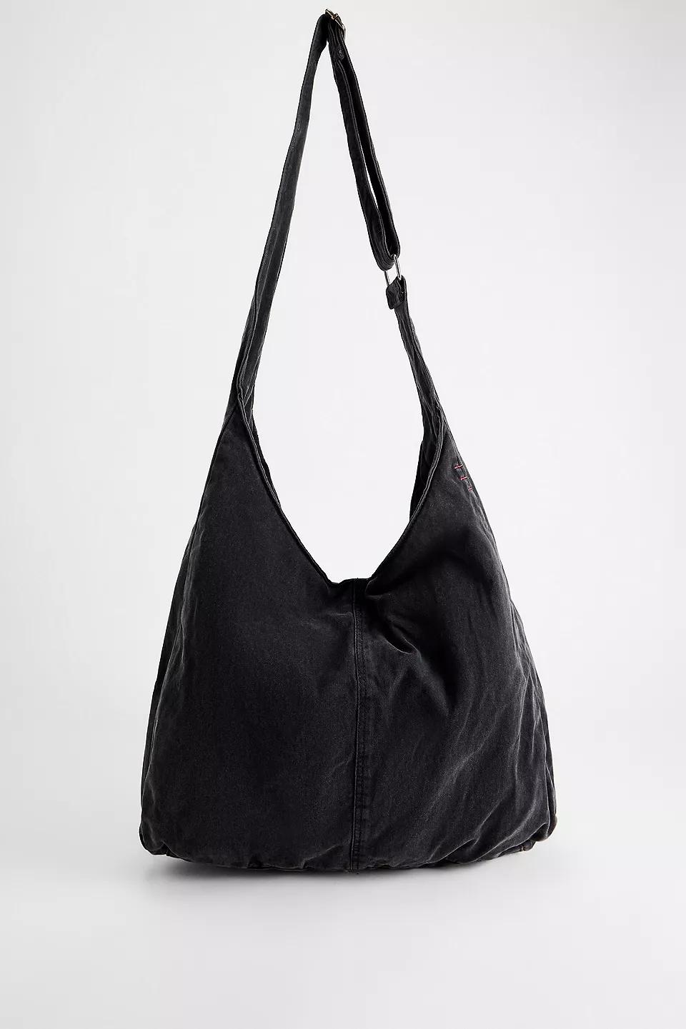 Black Slouchy Shoulder Bag